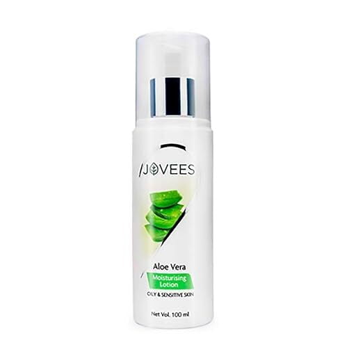 JOVEES HERBAL Jovees Herbal Aloe Vera Moisturising Lotion |With Sandal And Peach Extract For Oily & Sensitive Skin - 100ml