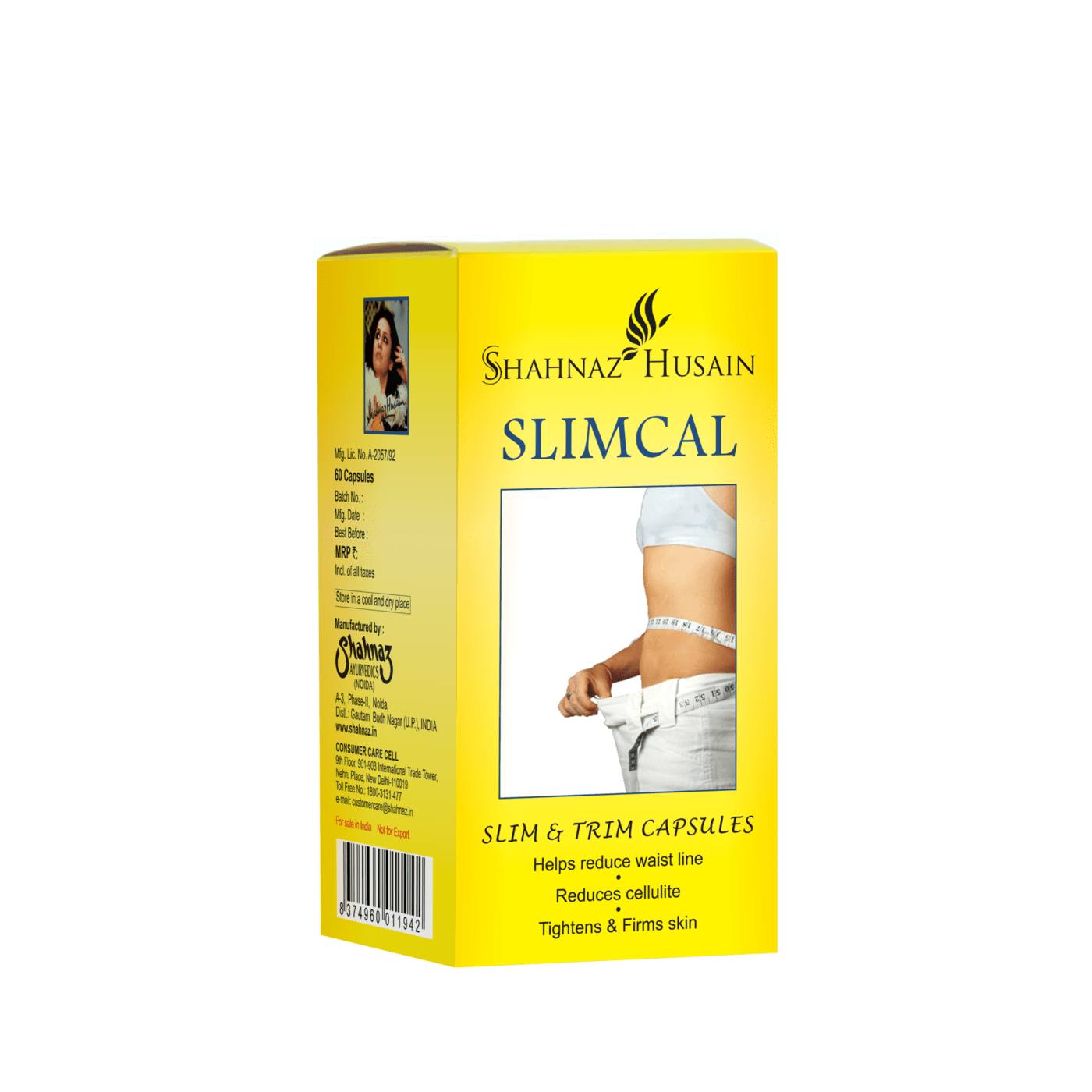 Shahnaz Husain Slimcal Slim & Trim Capsules – 60 Capsules