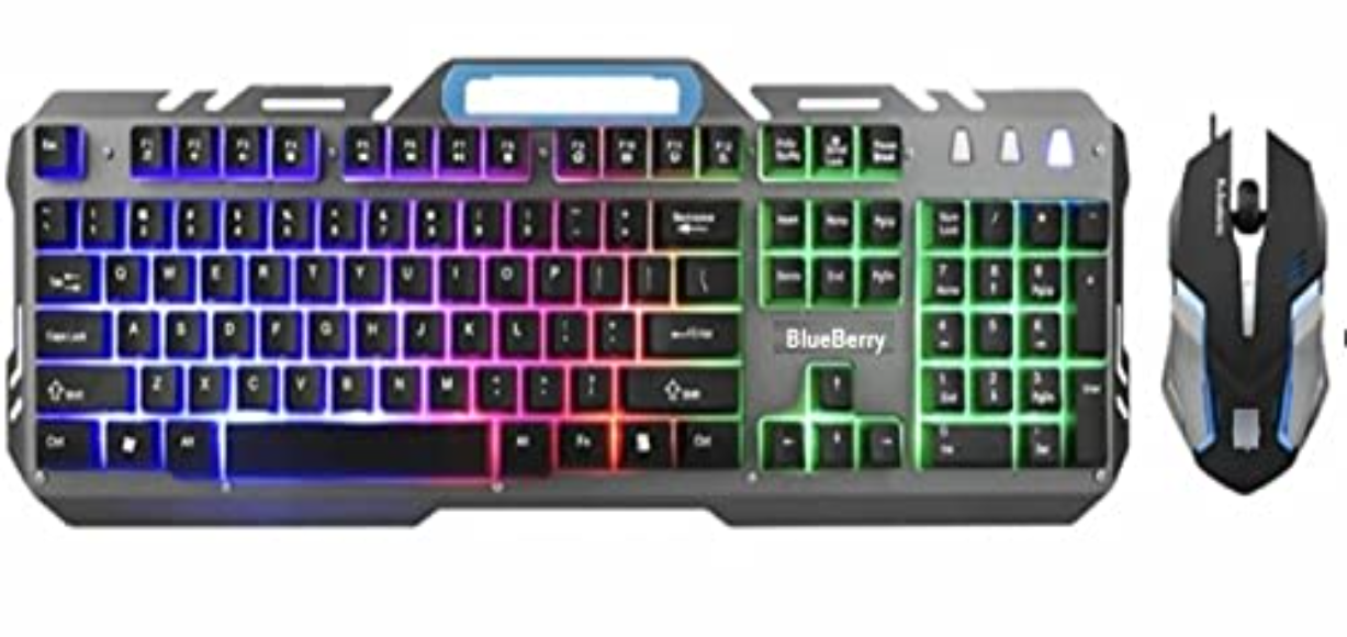 RPM Euro Games Gaming Keyboard With Palm Rest, Back Lit, Membrane