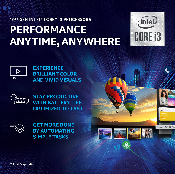 15s-du1064TU HP 15 10th Gen Intel Core i3 Processor