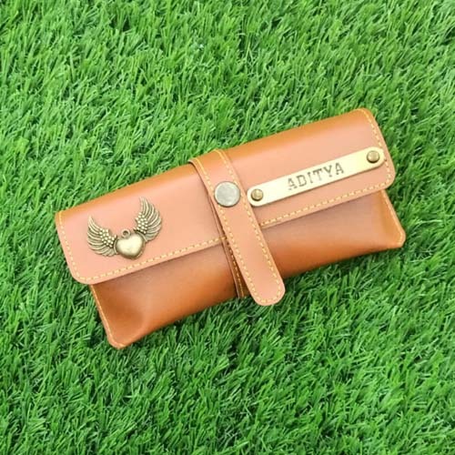 Sunglass Pouch - Tan Brown