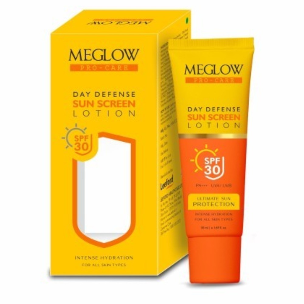 Meglow Pro-Care SPF 30 PA+++ Sunscreen Lotion | Broad Spectrum | UVA+UVB Protection | For All Skin Types - 50ml