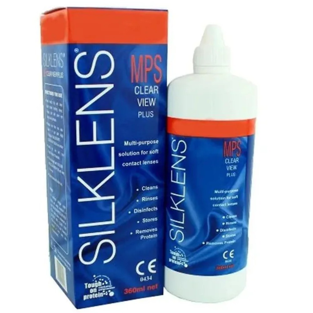 Silklens Clear view Plus Multi-Purpose Lens Cleaning Solution (360ml)