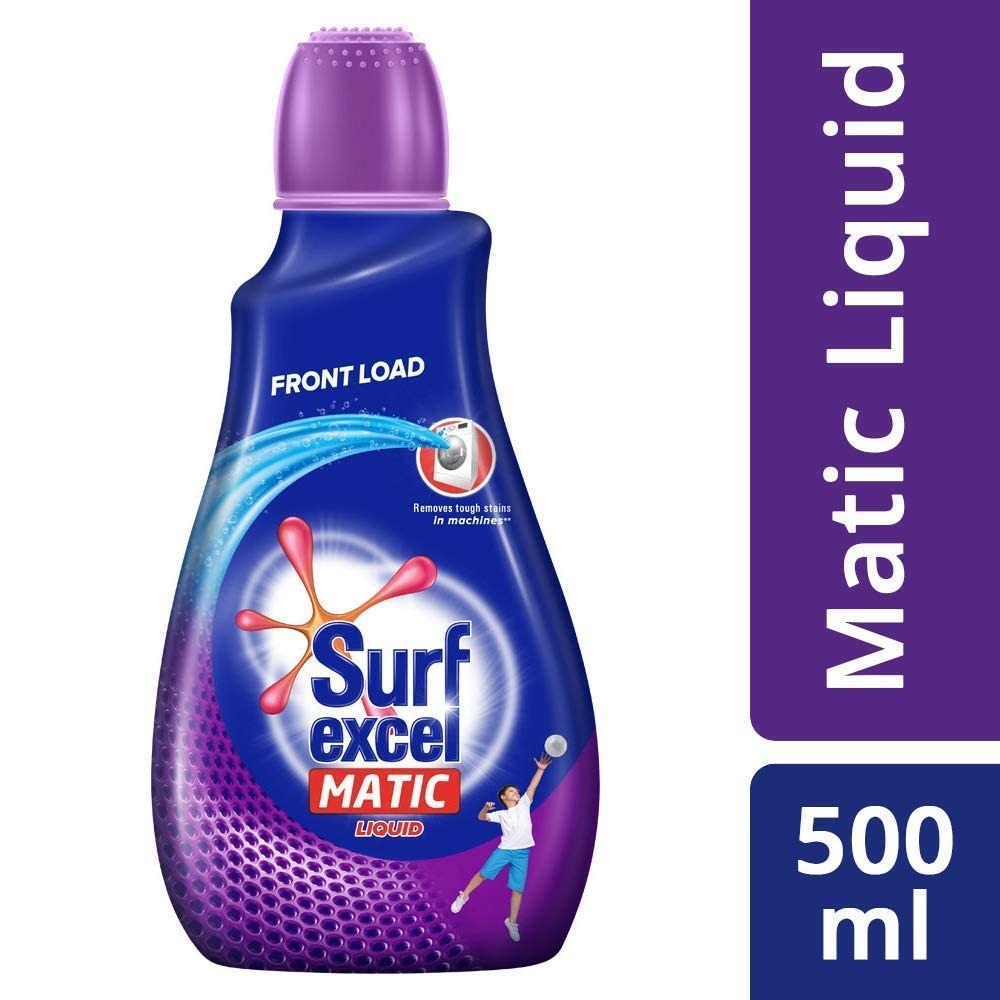 Surf Excel Detergent Liquid Matic Front Load, 500 ml