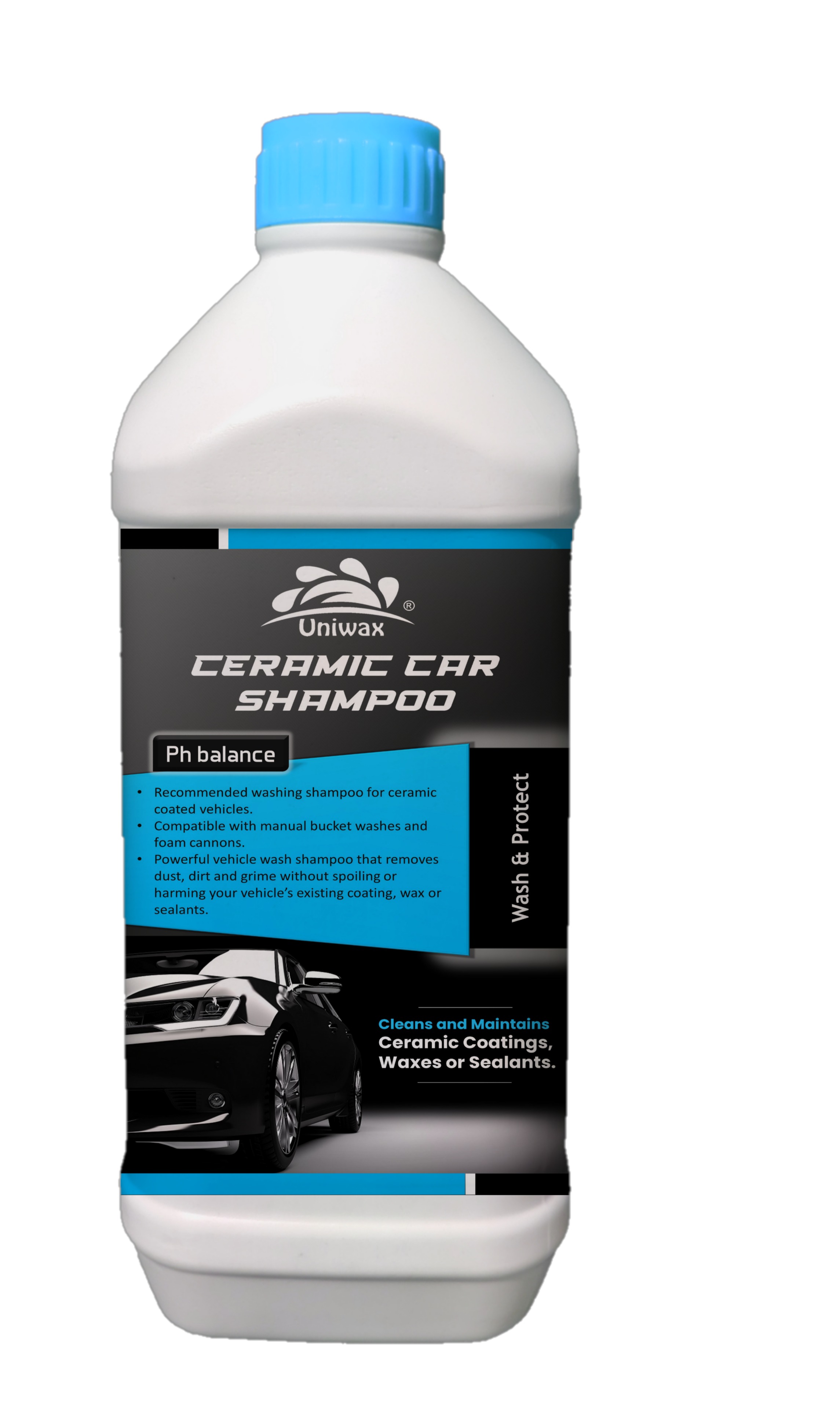 uniwax ceramic car shampoo - 1 kg