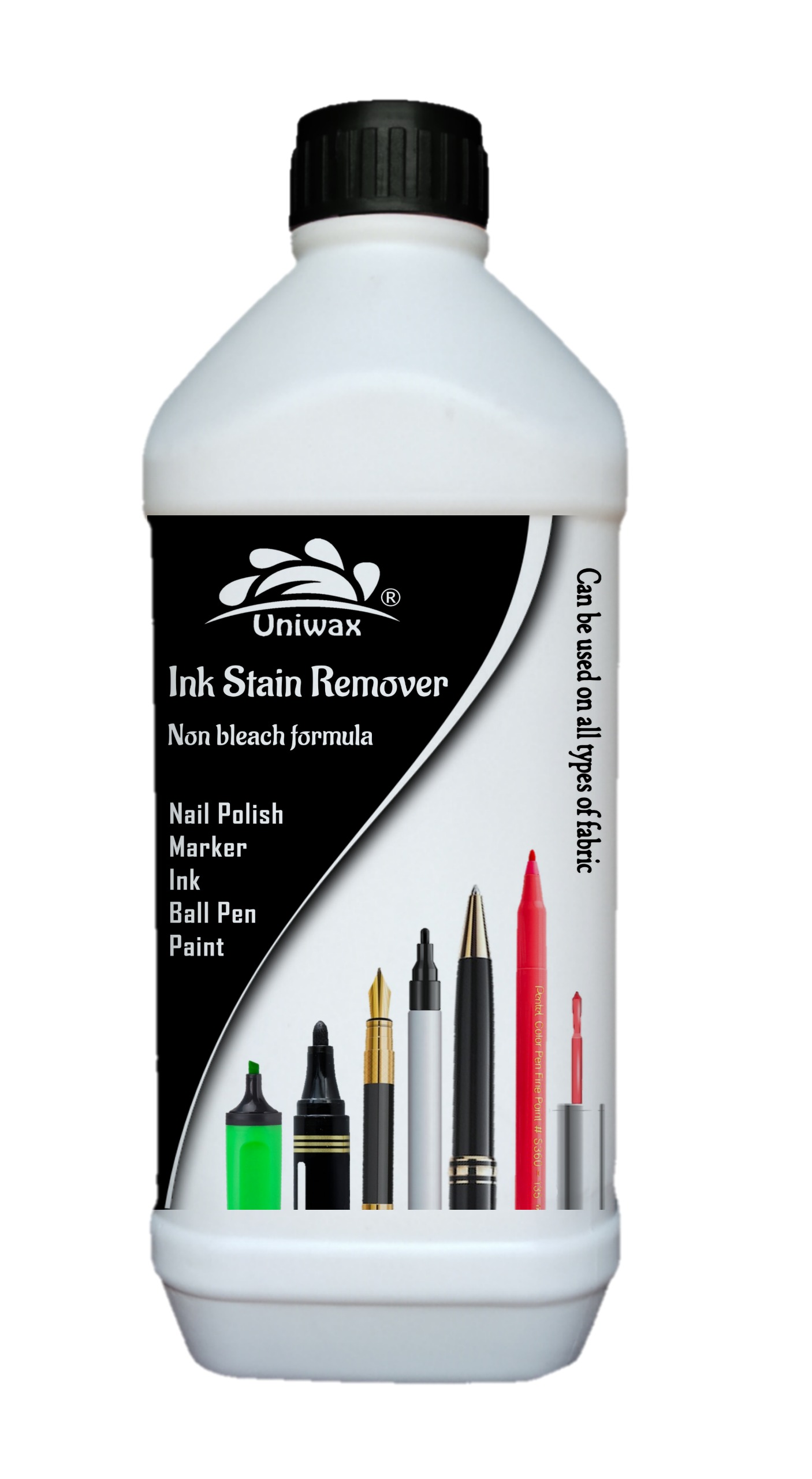 uniwax ink remover, Ballpoint pen, fountain pen, ink, Permanent marker, Gel  pen stain remover from fabric and furniture