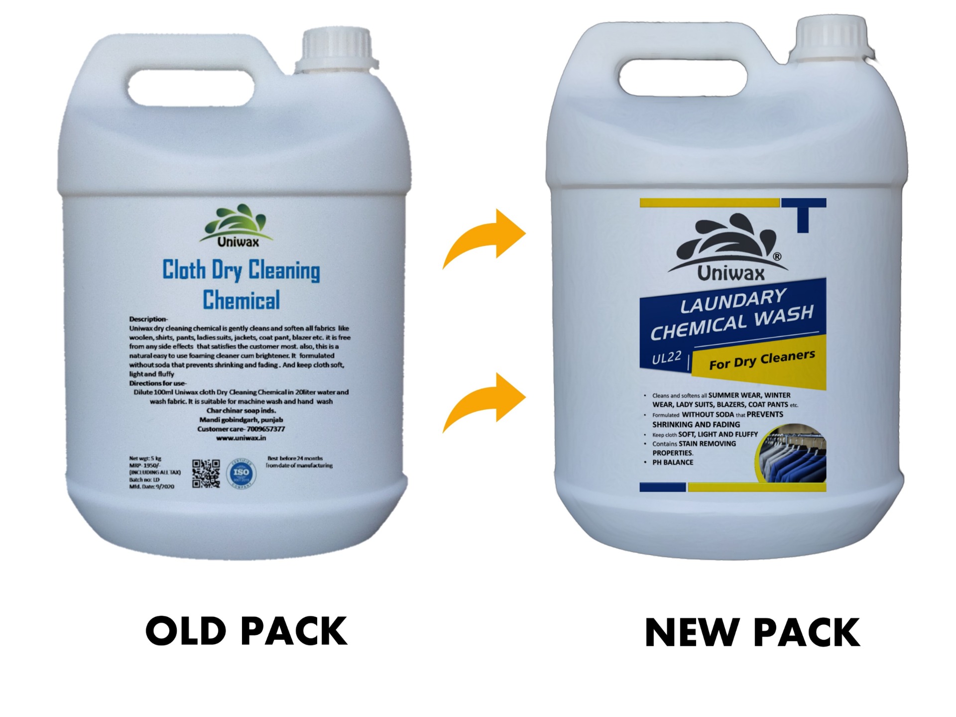 uniwax cloth dry cleaning chemical concentrate