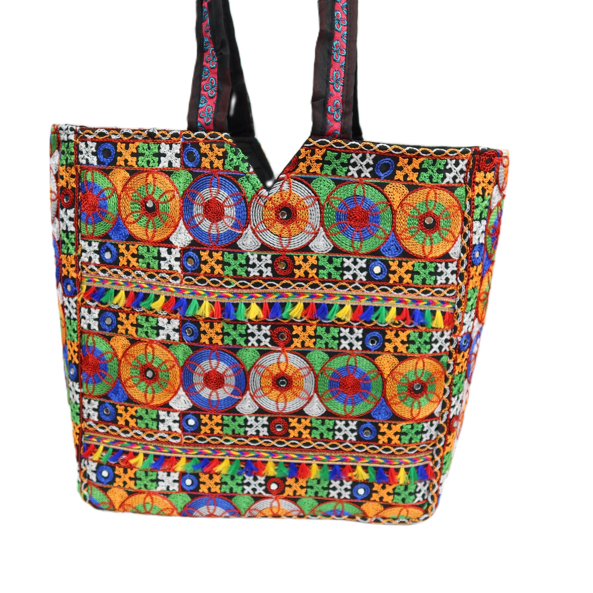 Indiamart Jaipuri Tote Bags Mirror Work Craft Trade Rajasthani