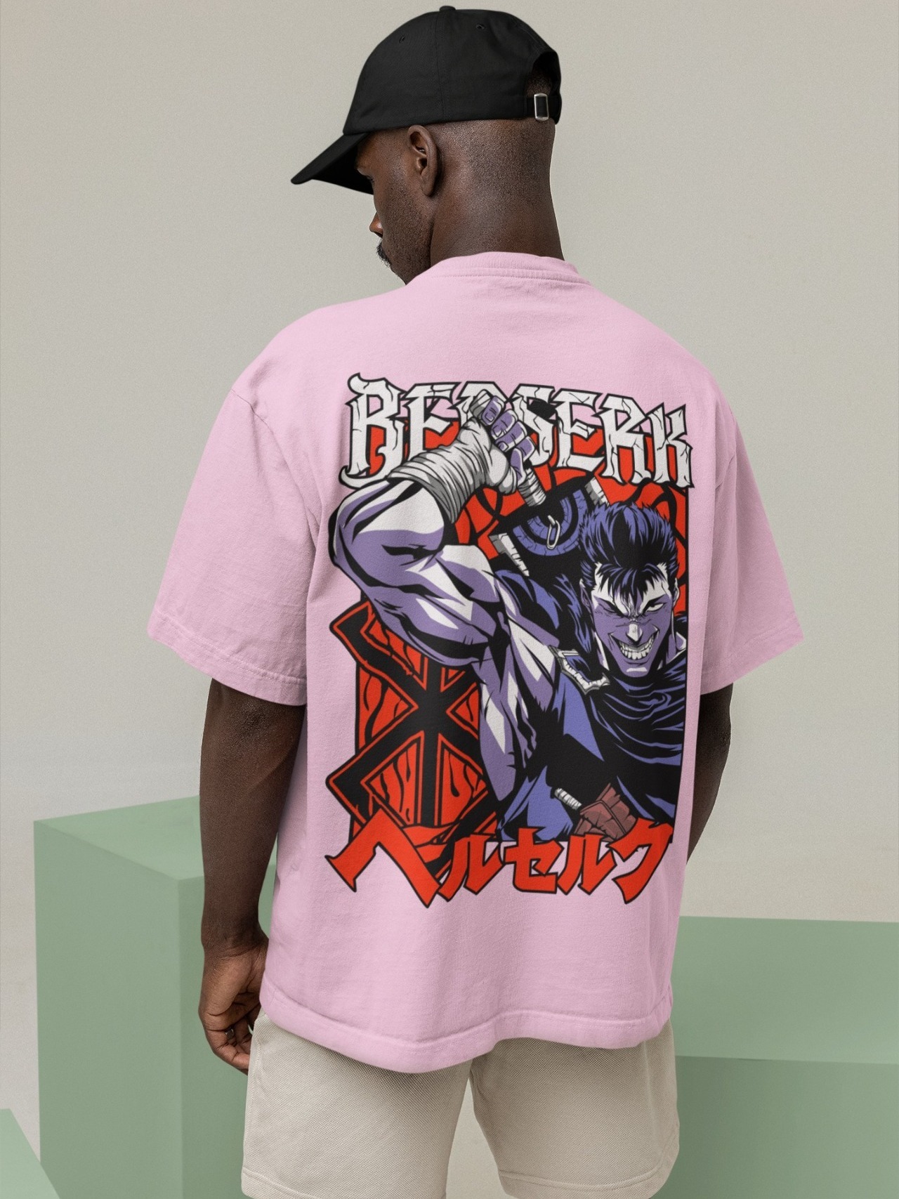 Stun Life Co. Men Oversized - Berserk - Pink, XS, All India Delivery in 3-5 Days, 7 Days Easy Returns