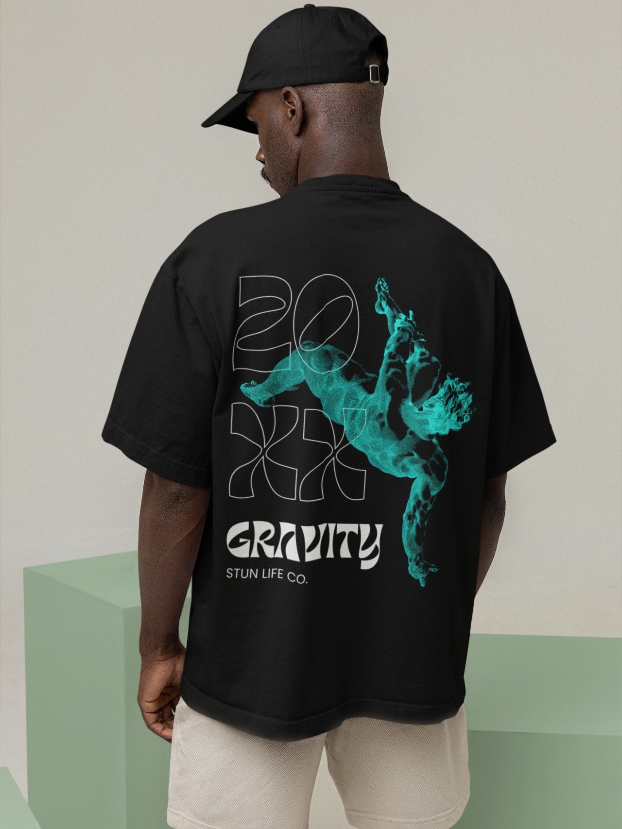 Stun Life Co. Men Oversized - Gravity - Black, XS, All India Delivery in 3-5 Days, 7 Days Easy Returns