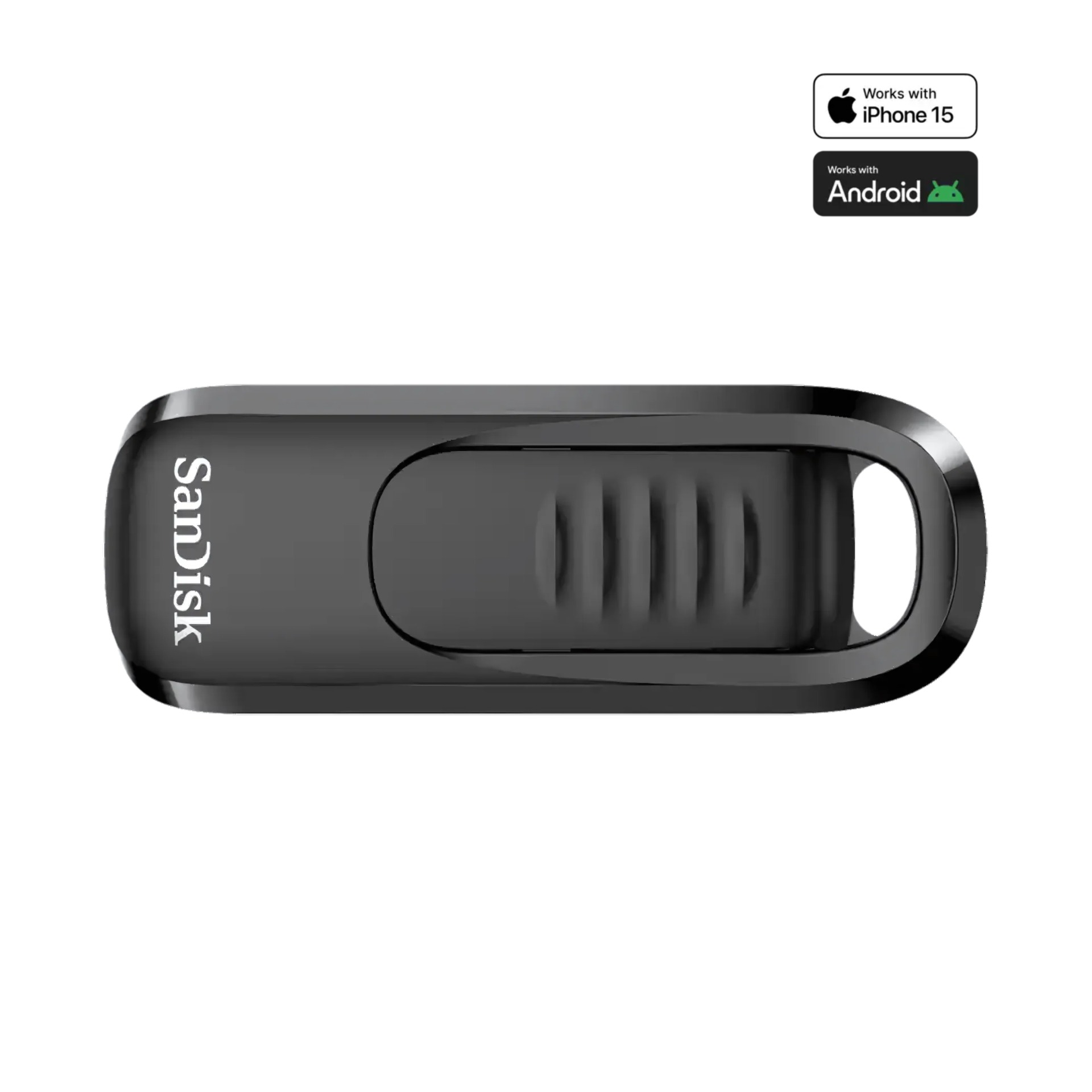 SanDisk Ultra Slider 128GB USB Type-C Flash Drive, upto 400 Mb/s, Type C Pendrive