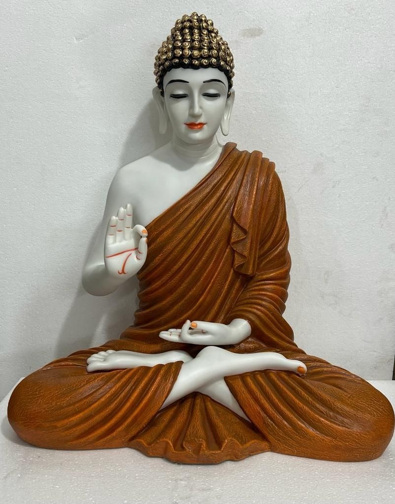 Delamps artistic lord buddha idol statue showpiece for Home Decoration ,Office Decor,Garden decor And living Room