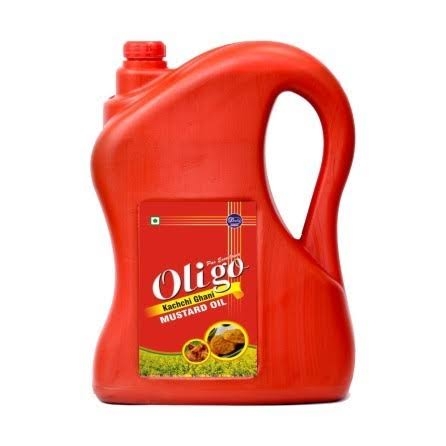 Oligo Kachi Ghani Mustard Oil - 5 Lt