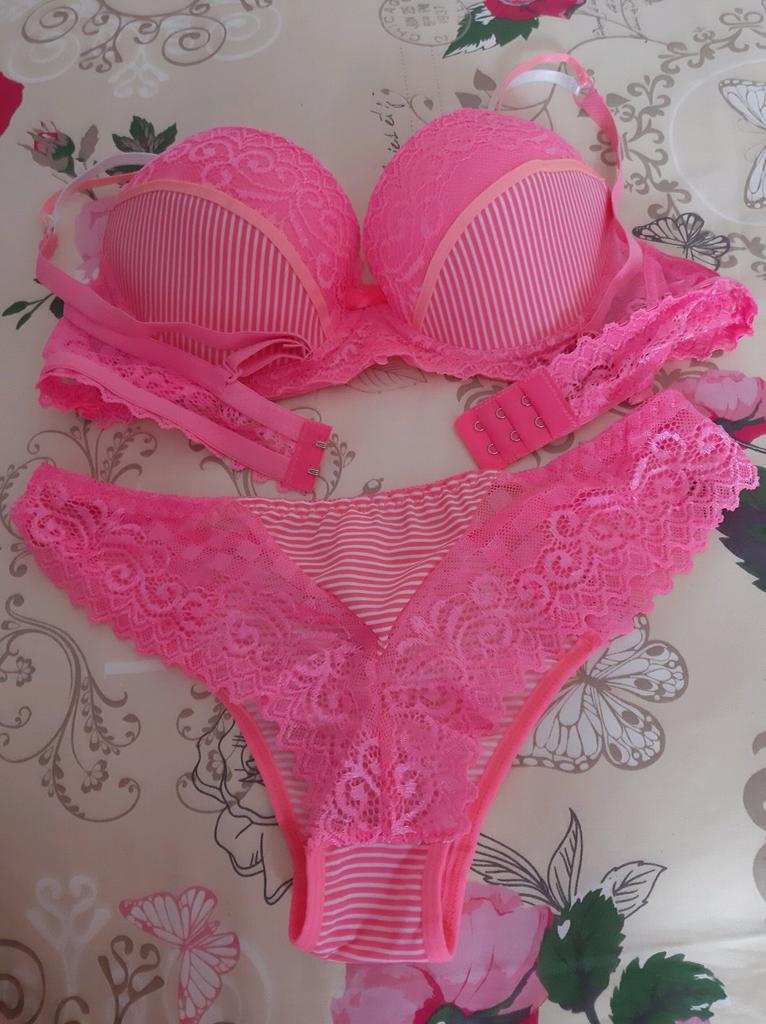 New Import Bra And Underwear Set Of 3 Combo