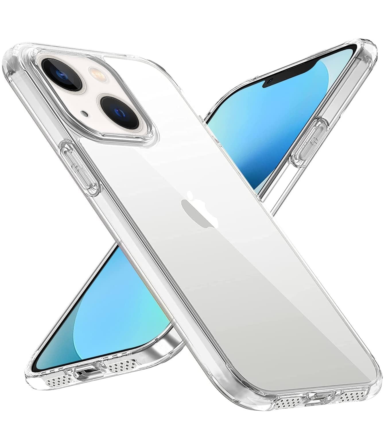 Clear Transparent Shockproof Scratch Resistant Protective Phone Soft Silicone Slim Cover for iPhone  11 To 16 Series(Transparent)