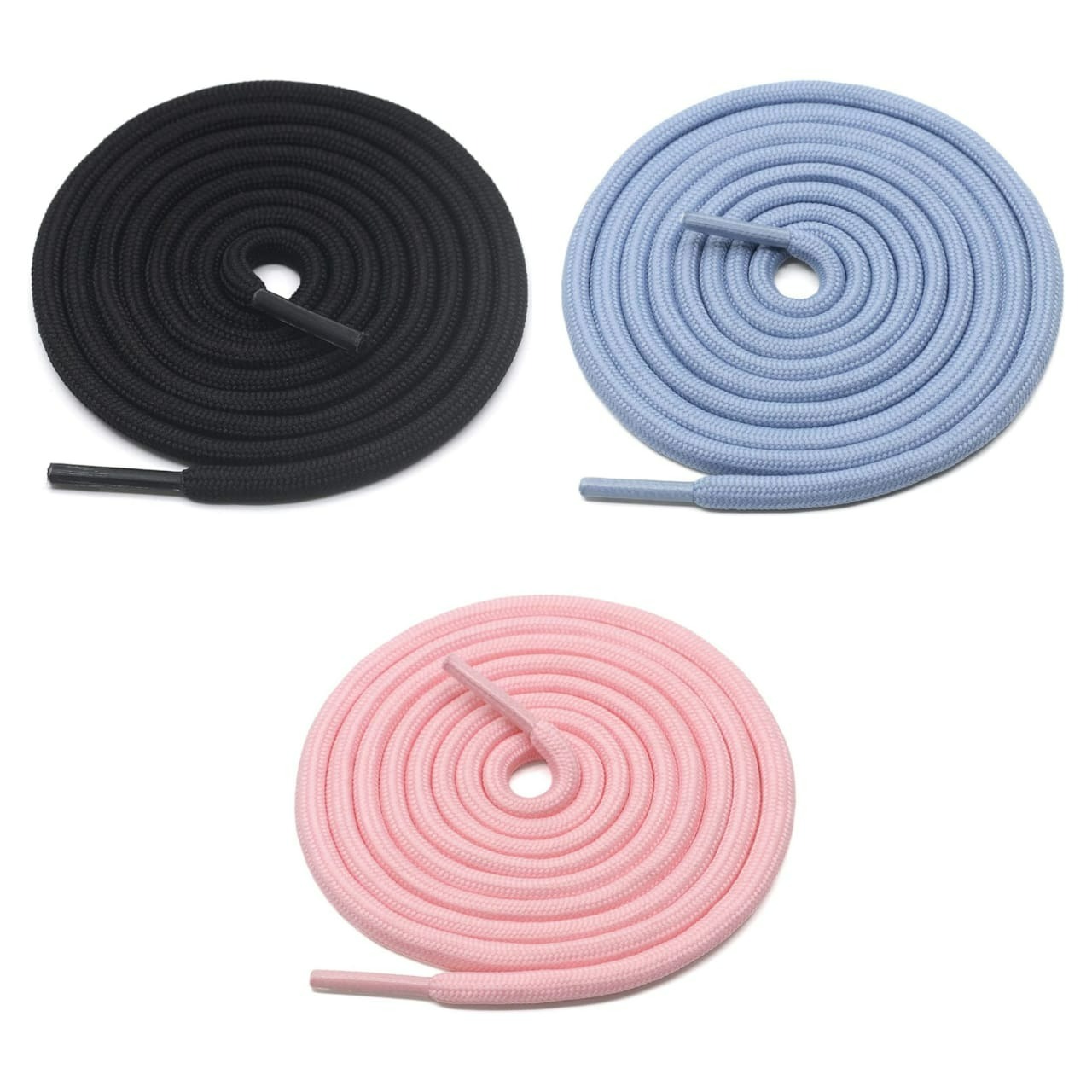 GRAH SANGRAH® 3 Pair (1 Pair Per Single Color) Unisex Shoes Laces For Sport, Running Casual Gym Shoelaces