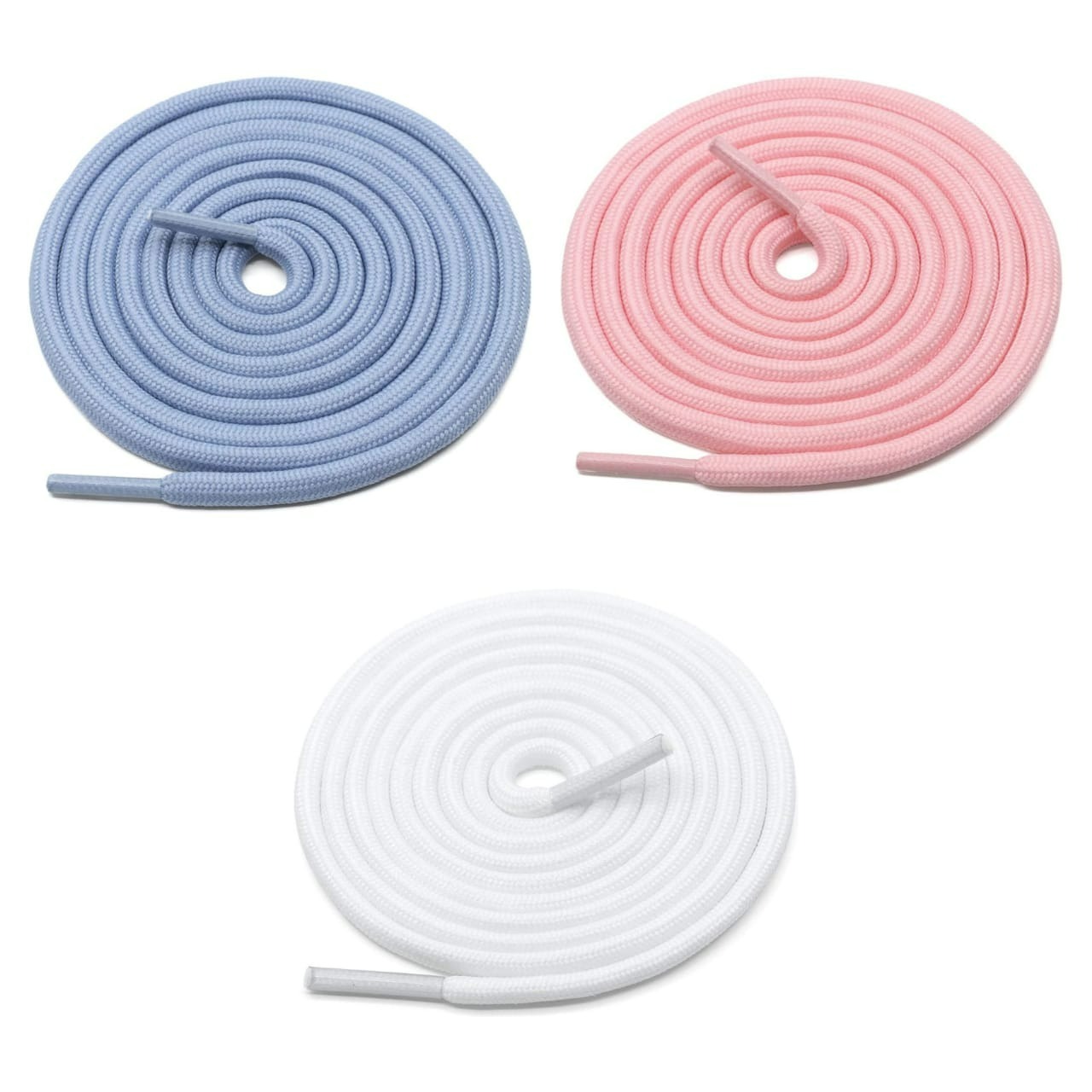 GRAH SANGRAH® 3 Pair (1 Pair Per Single Color) Unisex Shoes Laces For Sport, Running Casual Gym Shoelaces