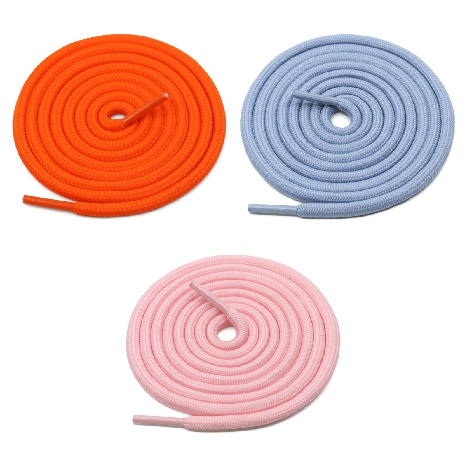 GRAH SANGRAH® 3 Pair (1 Pair Per Single Color) Unisex Shoes Laces For Sport, Running Casual Gym Shoelaces