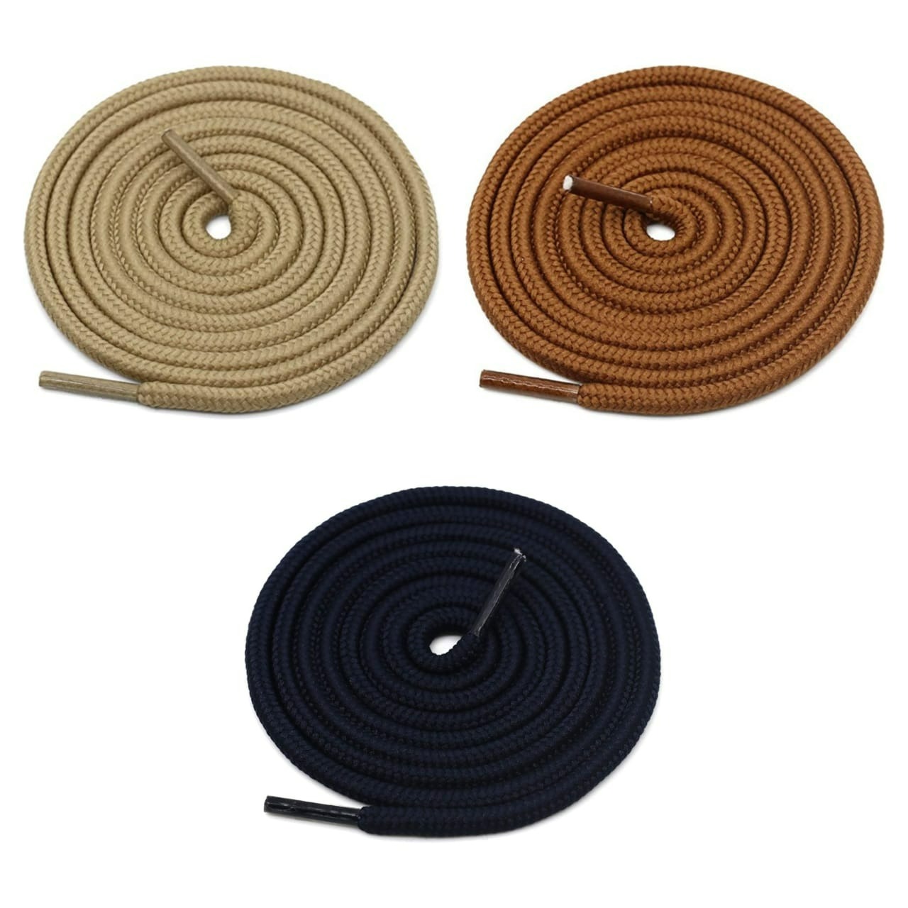 GRAH SANGRAH® 3 Pair (1 Pair Per Single Color) Unisex Shoes Laces For Sport, Running Casual Gym Shoelaces
