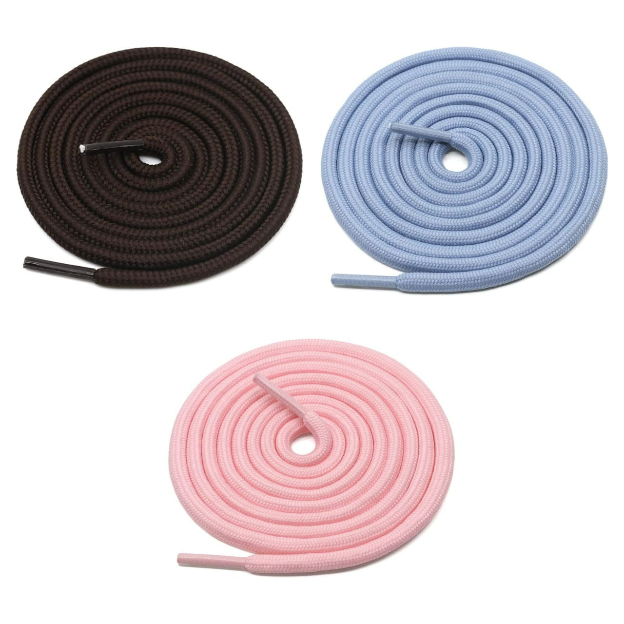 GRAH SANGRAH® 3 Pair (1 Pair Per Single Color) Unisex Shoes Laces For Sport, Running Casual Gym Shoelaces