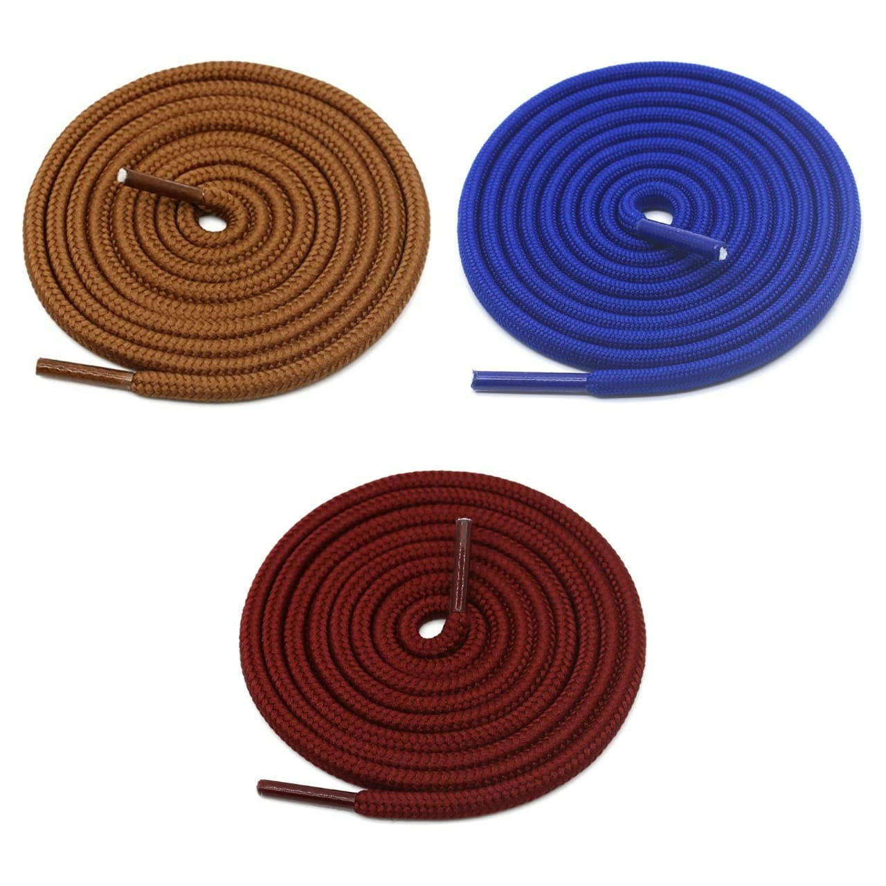 GRAH SANGRAH® 3 Pair (1 Pair Per Single Color) Unisex Shoes Laces For Sport, Running Casual Gym Shoelaces