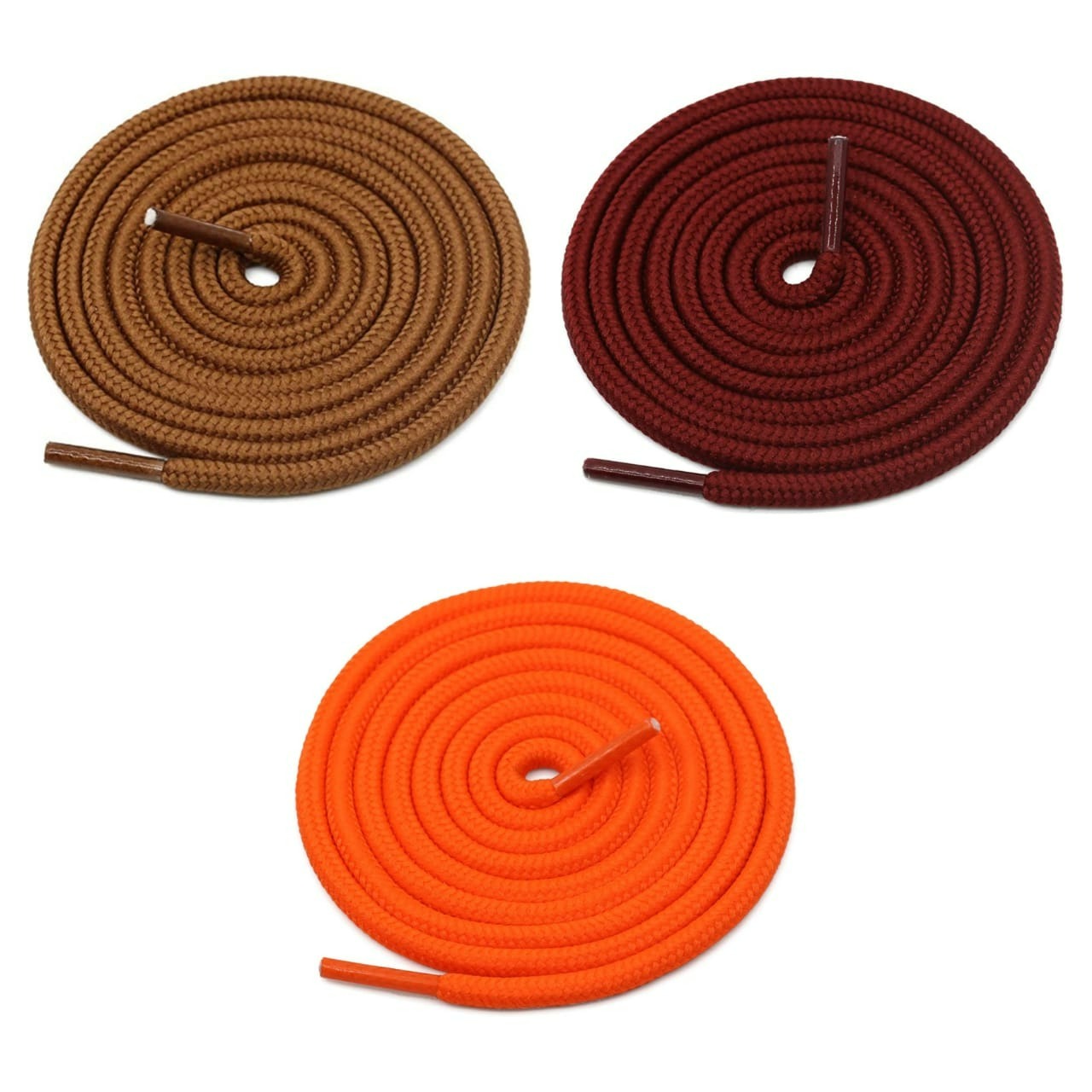 GRAH SANGRAH® 3 Pair (1 Pair Per Single Color) Unisex Shoes Laces For Sport, Running Casual Gym Shoelaces