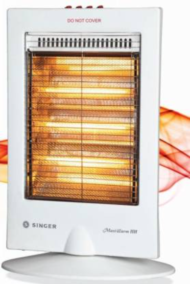Singer Maxi Warm 3Rod Halogen Room Heater