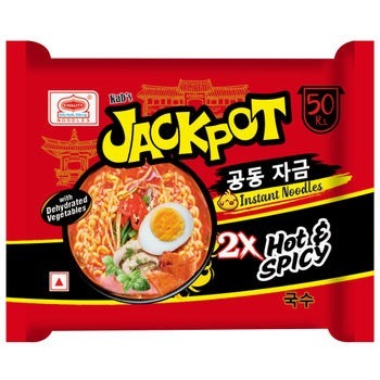 2X Hot & Spicy Instant Noodles - With Dehydrated Vegetables