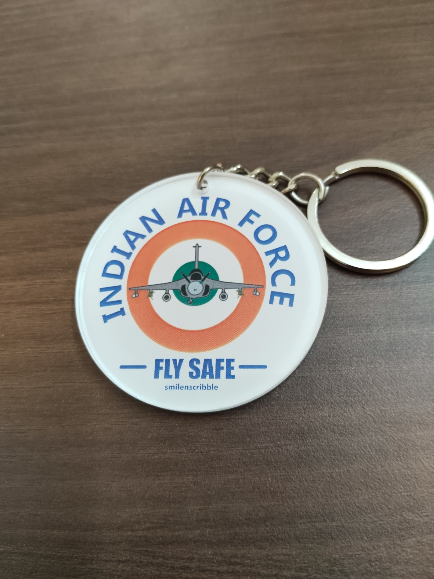 Indian Air Force Acrylic Keychain