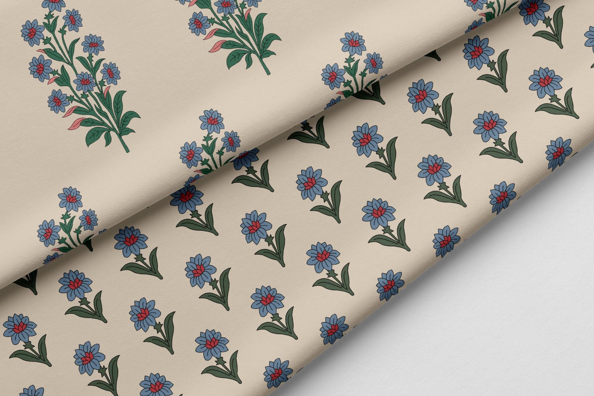 Poly Cotton Top Bottom Digital Printed Set, 2.5 Mtr Top With 2.5 Mtr Bottom, Cotton Fabric