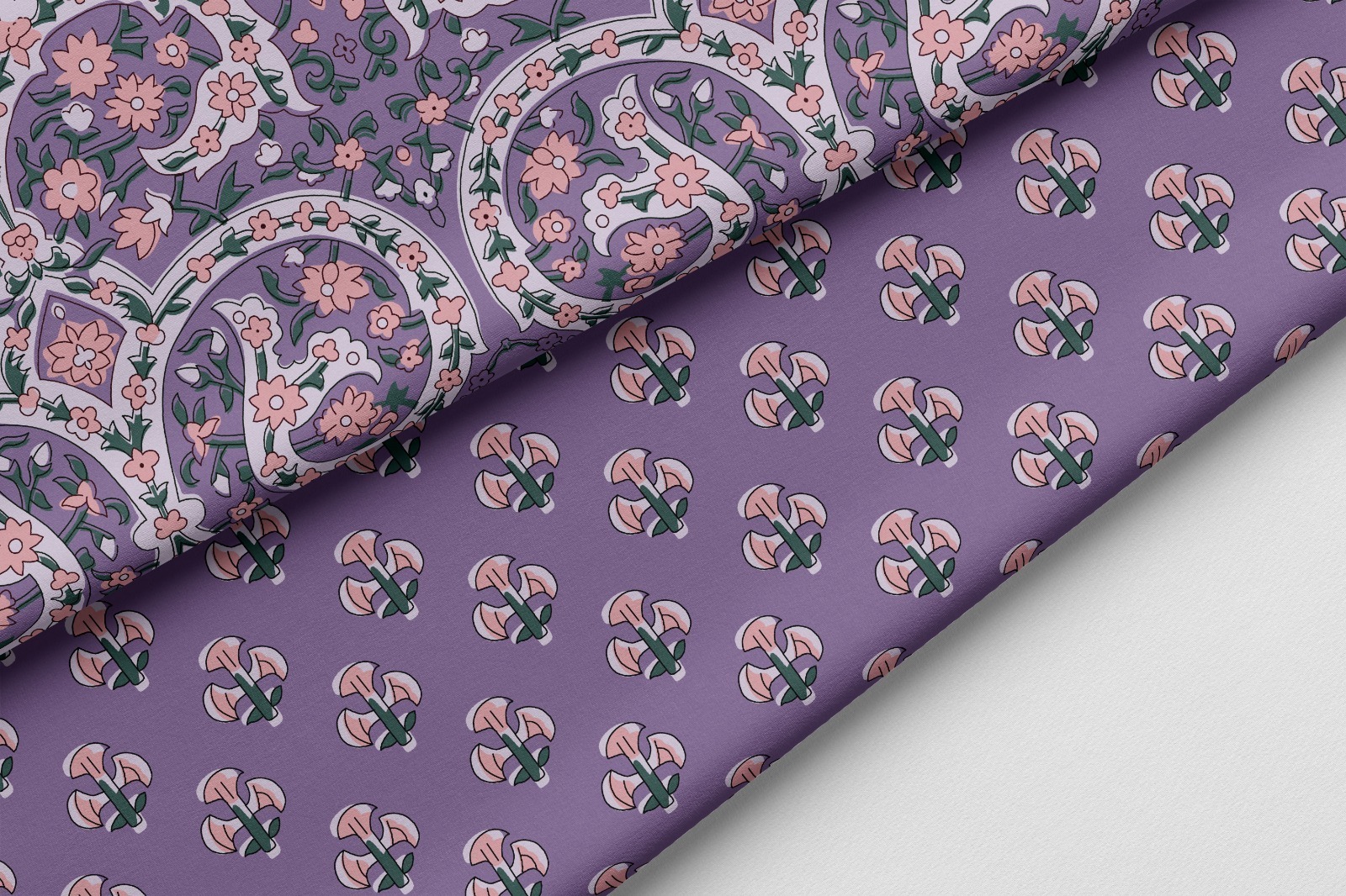 Poly Cotton Top Bottom Digital Printed Set, 2.5 Mtr Top With 2.5 Mtr Bottom, Cotton Fabric
