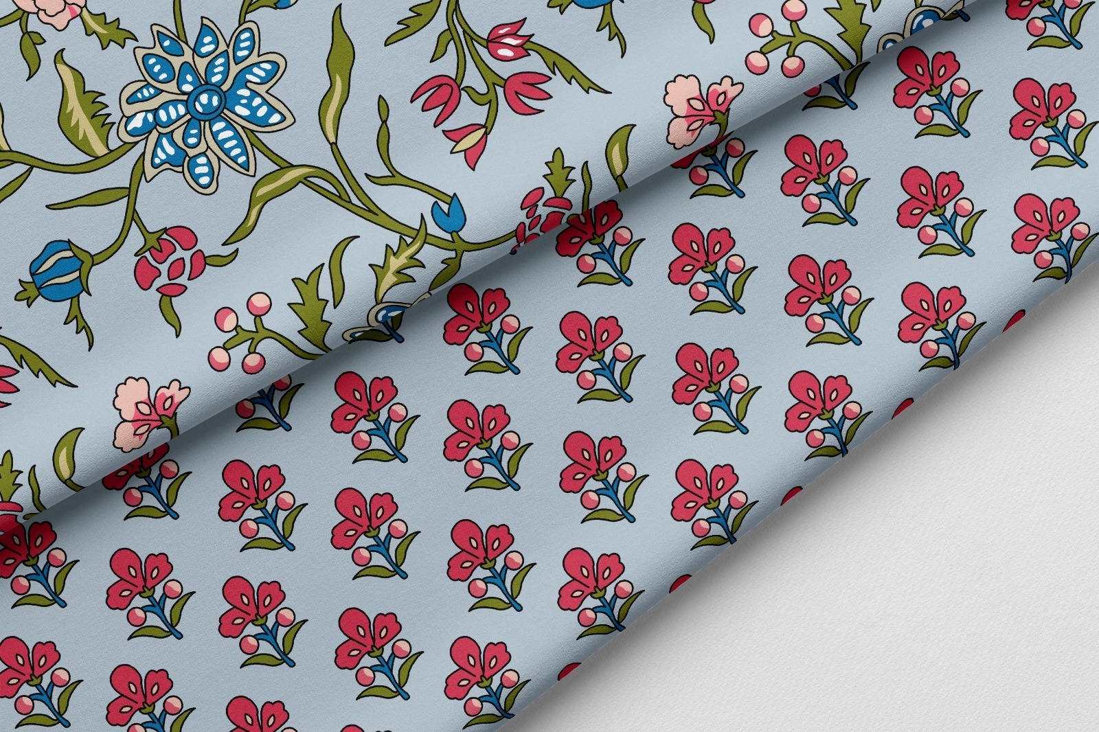 Poly Cotton Top Bottom Digital Printed Set, 2.5 Mtr Top With 2.5 Mtr Bottom, Cotton Fabric