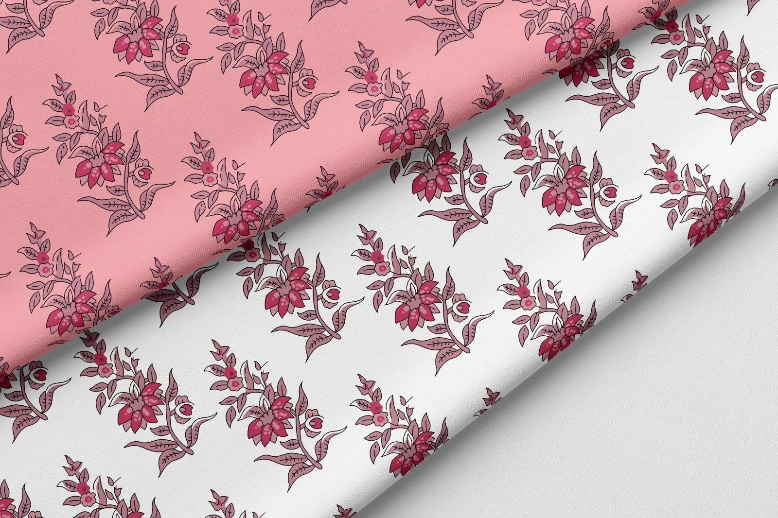 Poly Cotton Top Bottom Digital Printed Set, 2.5 Mtr Top With 2.5 Mtr Bottom, Cotton Fabric