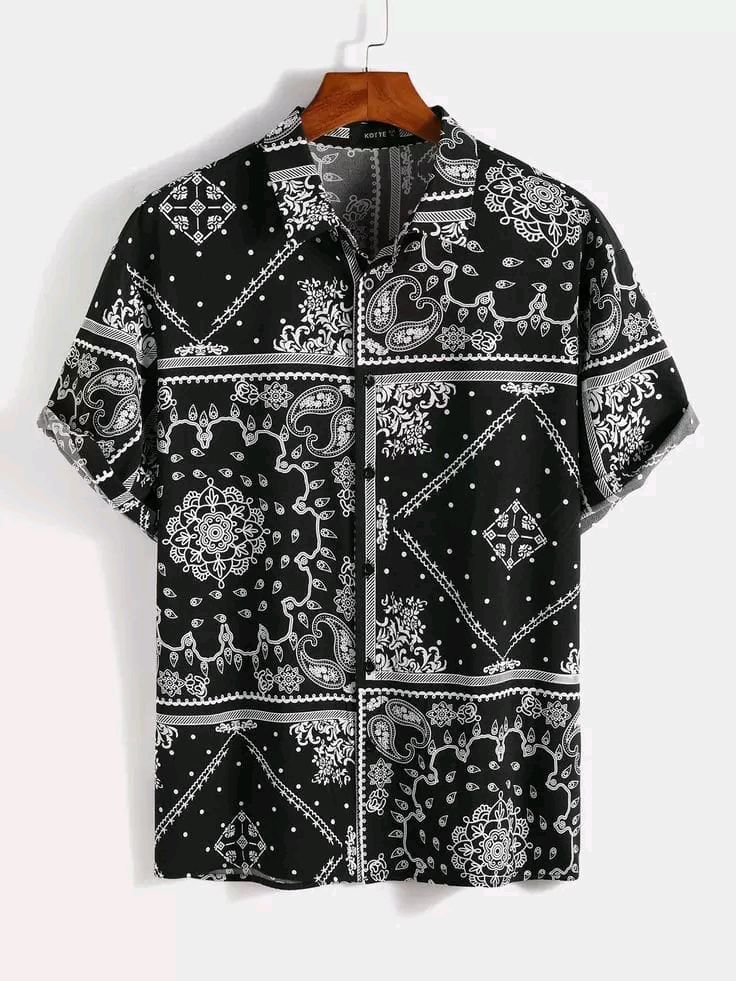 Imported Combo Of 4 Imported Rayon Digital Print Shirt Half Sleeves - M