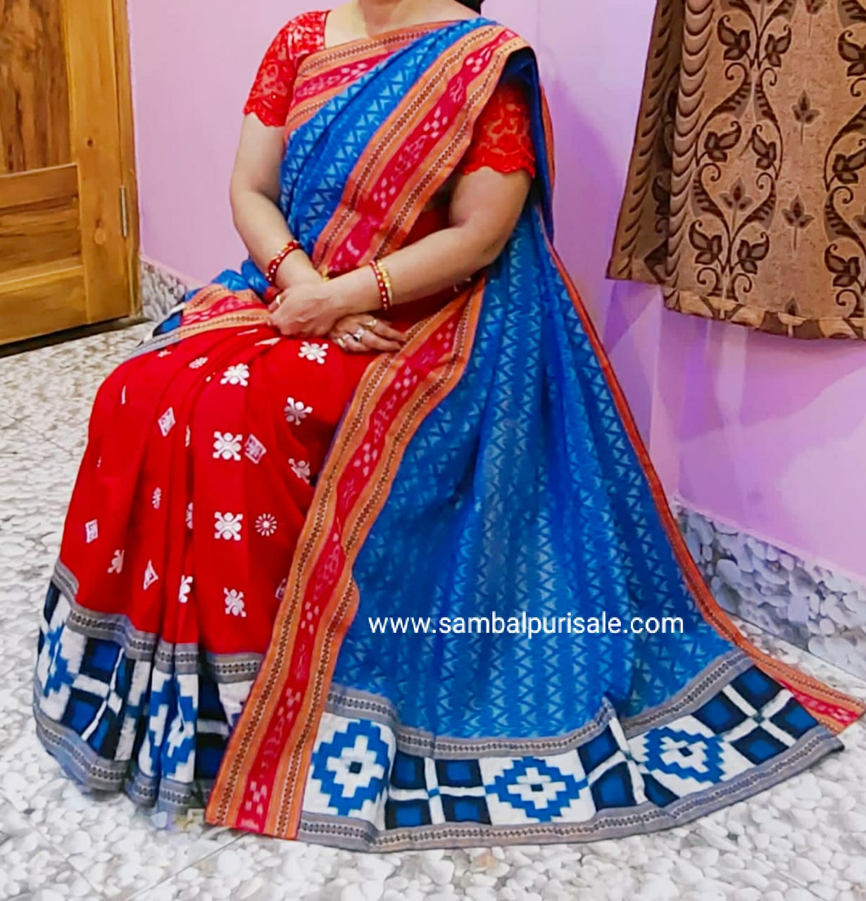 Sambalpuri Patch Work Saree 