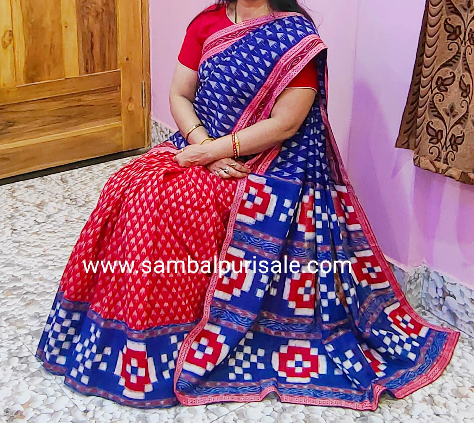 Sambalpuri Patch work Saree 