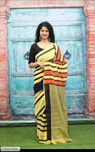 Cotton Saree Mul Mul Brand