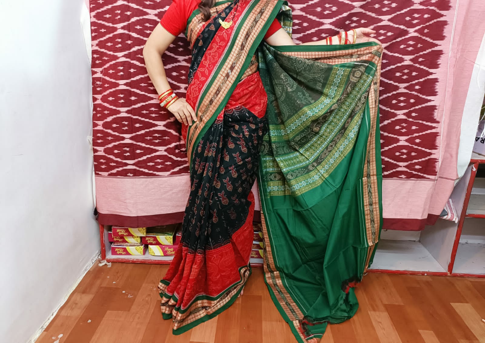 Sambalpuri Saree tripal Design SFjune22