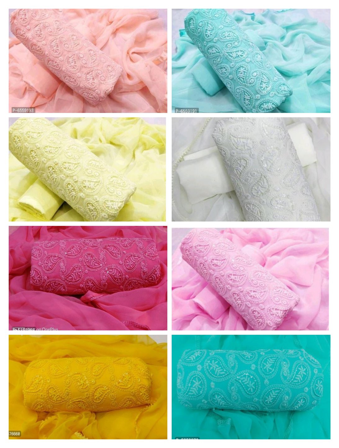 Fancy Cotton Dress Materials