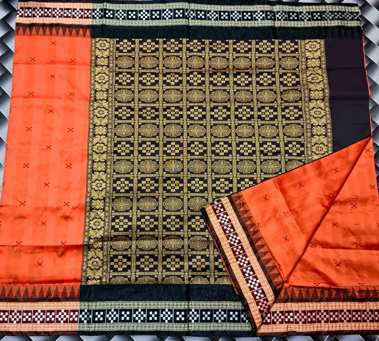 100628 Papa Silk Pata Saree