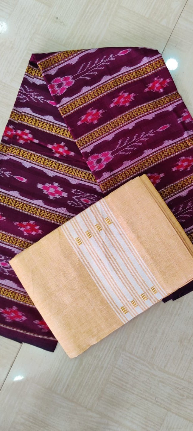 100681 Sambalpuri Dress Materials Set