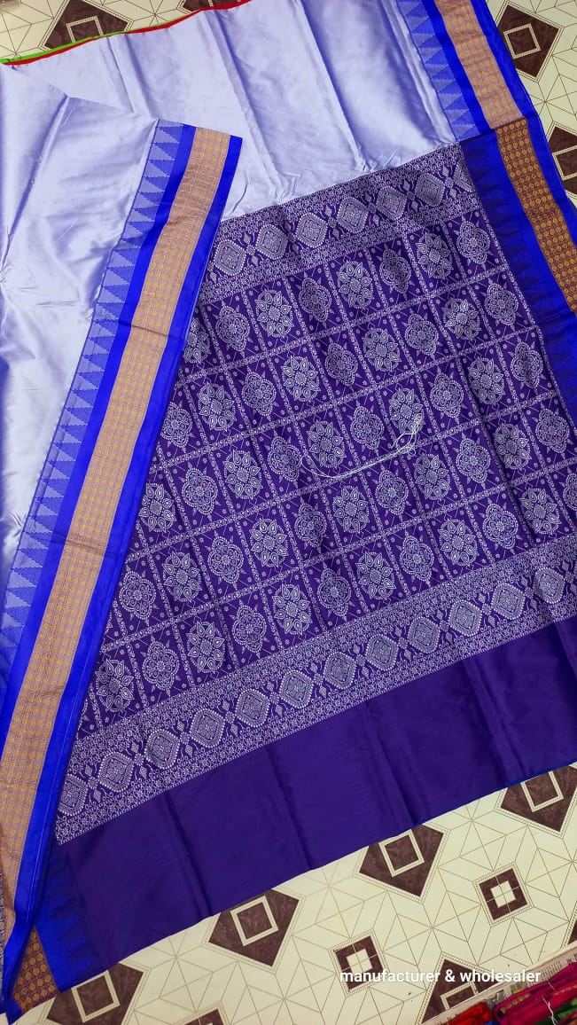 101119 Silk Pata Saree With Blouse 