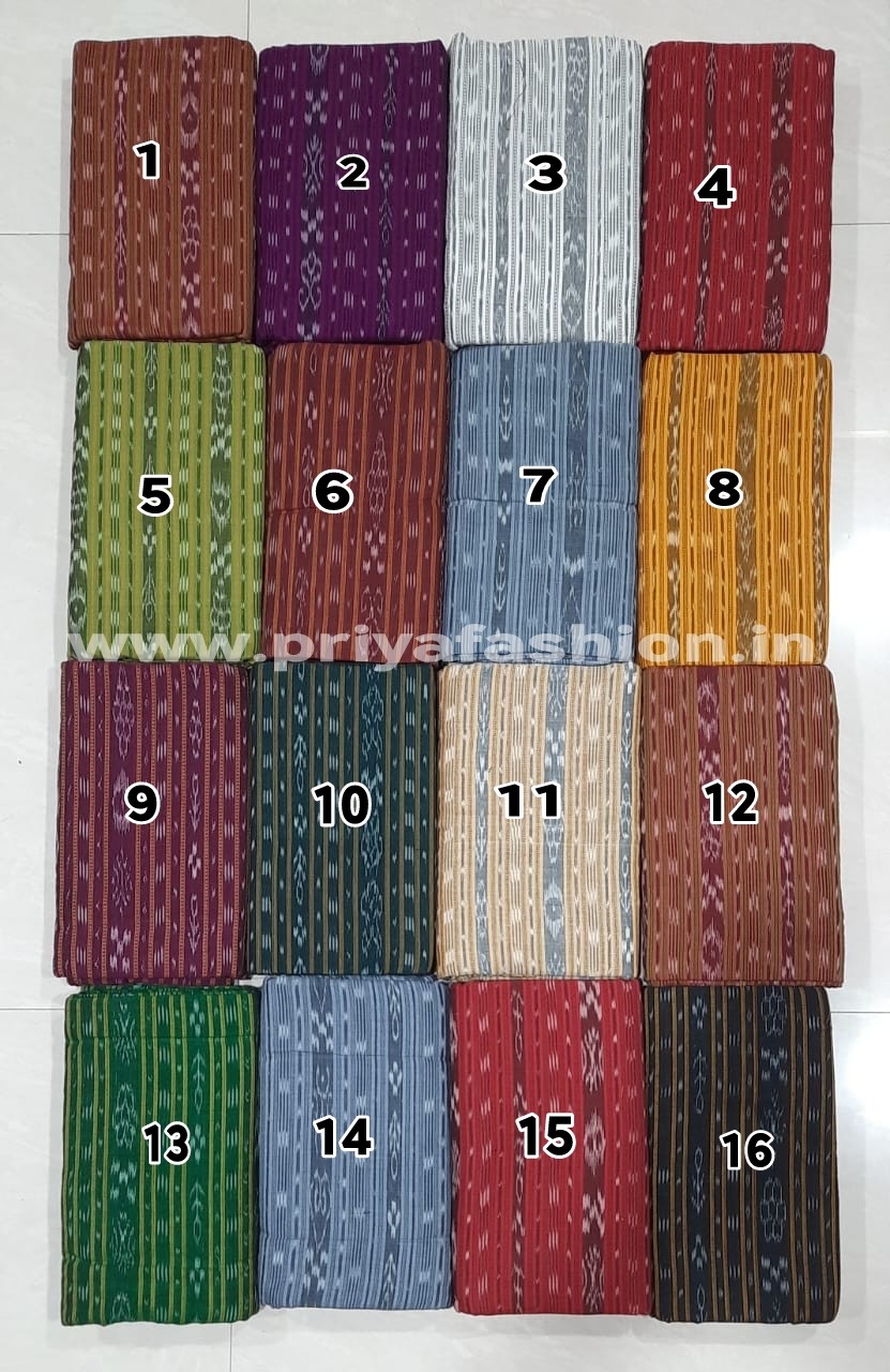 101483 Sambalpuri Cotton Kurta , Dhila With Stiching Size 32 Chest- 40 Chest - 32 Chest