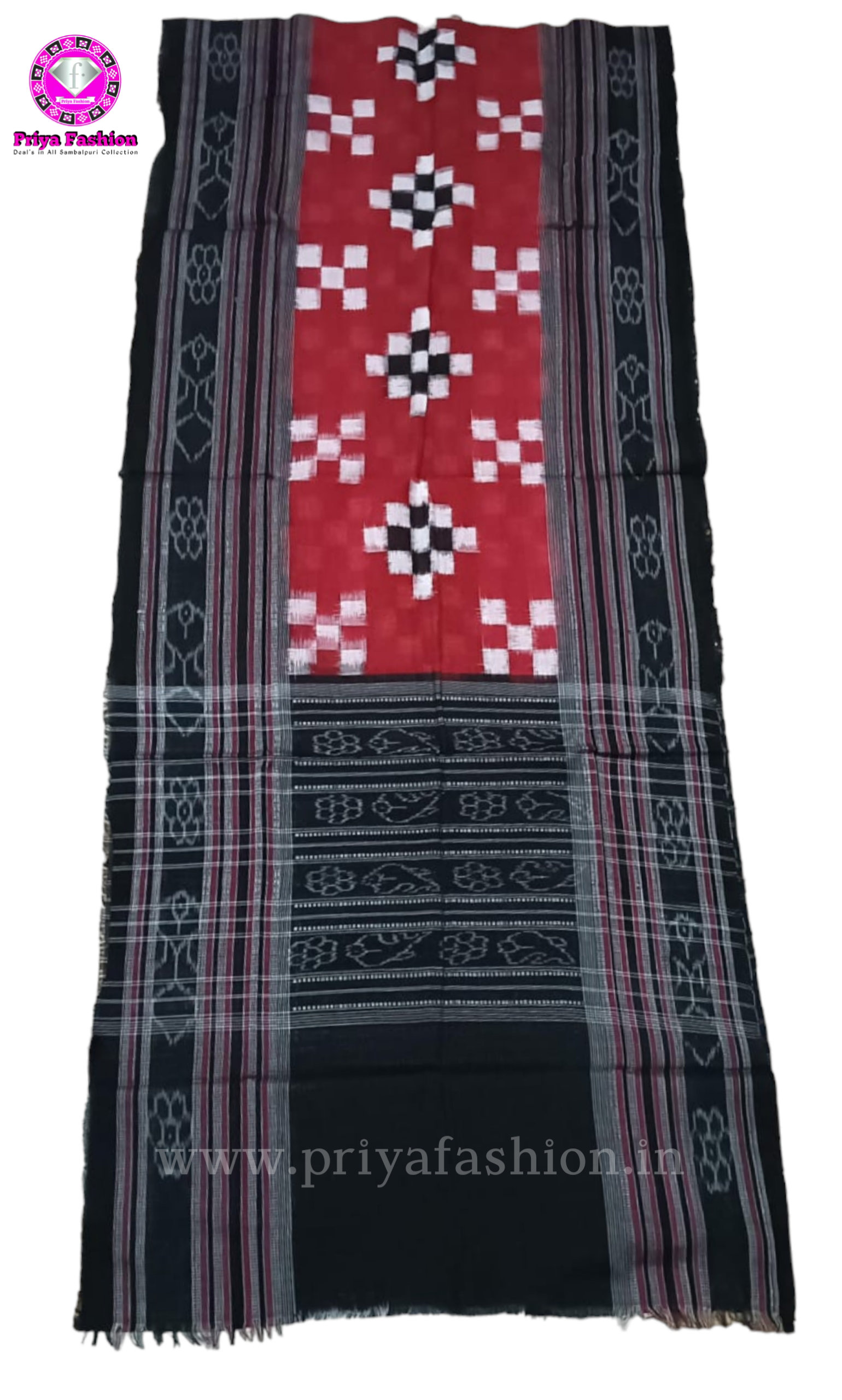 Buy Women's Odisha Sambalpuri Pasapalli Cotton Saree Star Polka design  Brown at Amazon.in