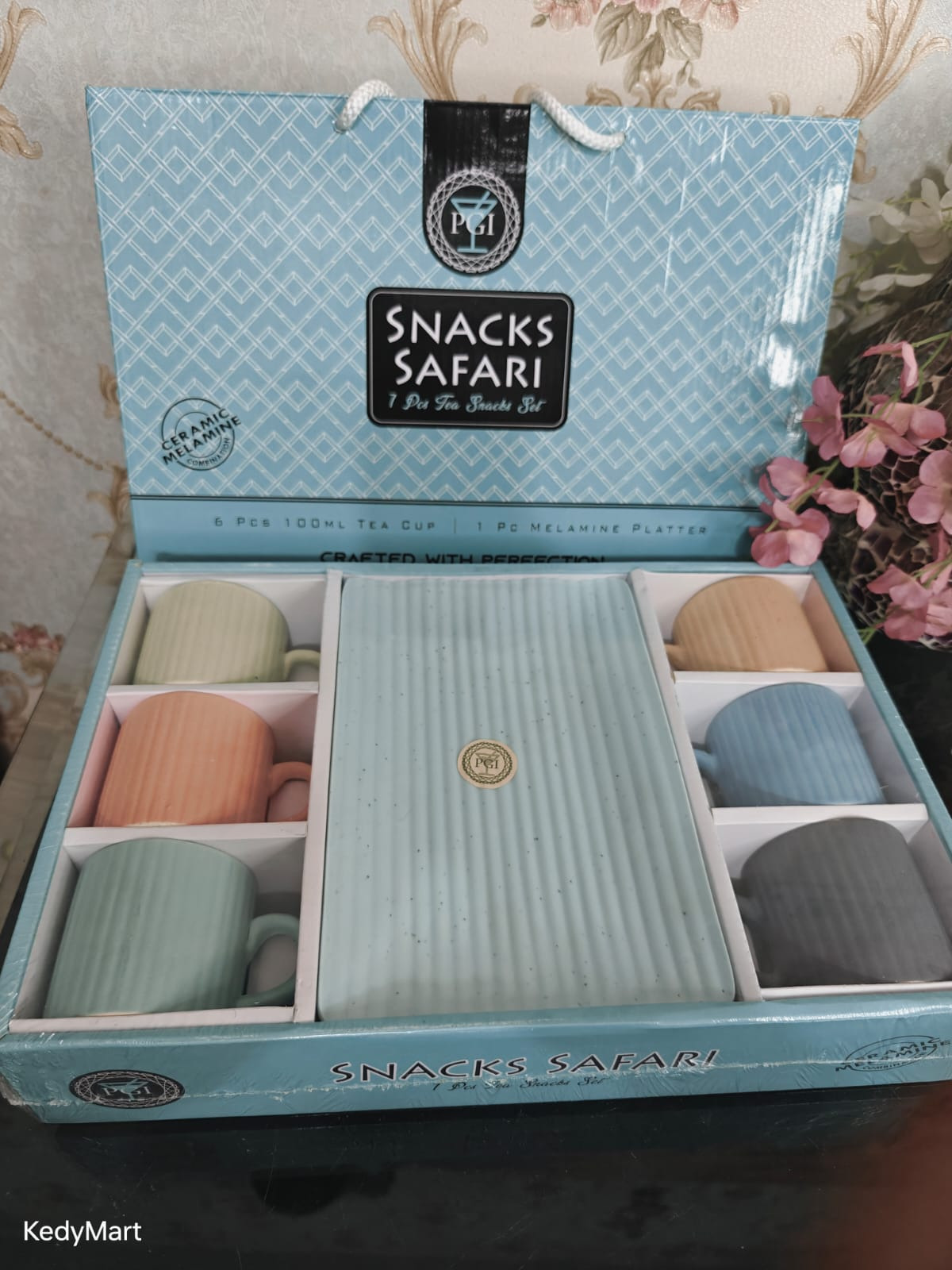 Snack Plate with Mug - Snacks Safari