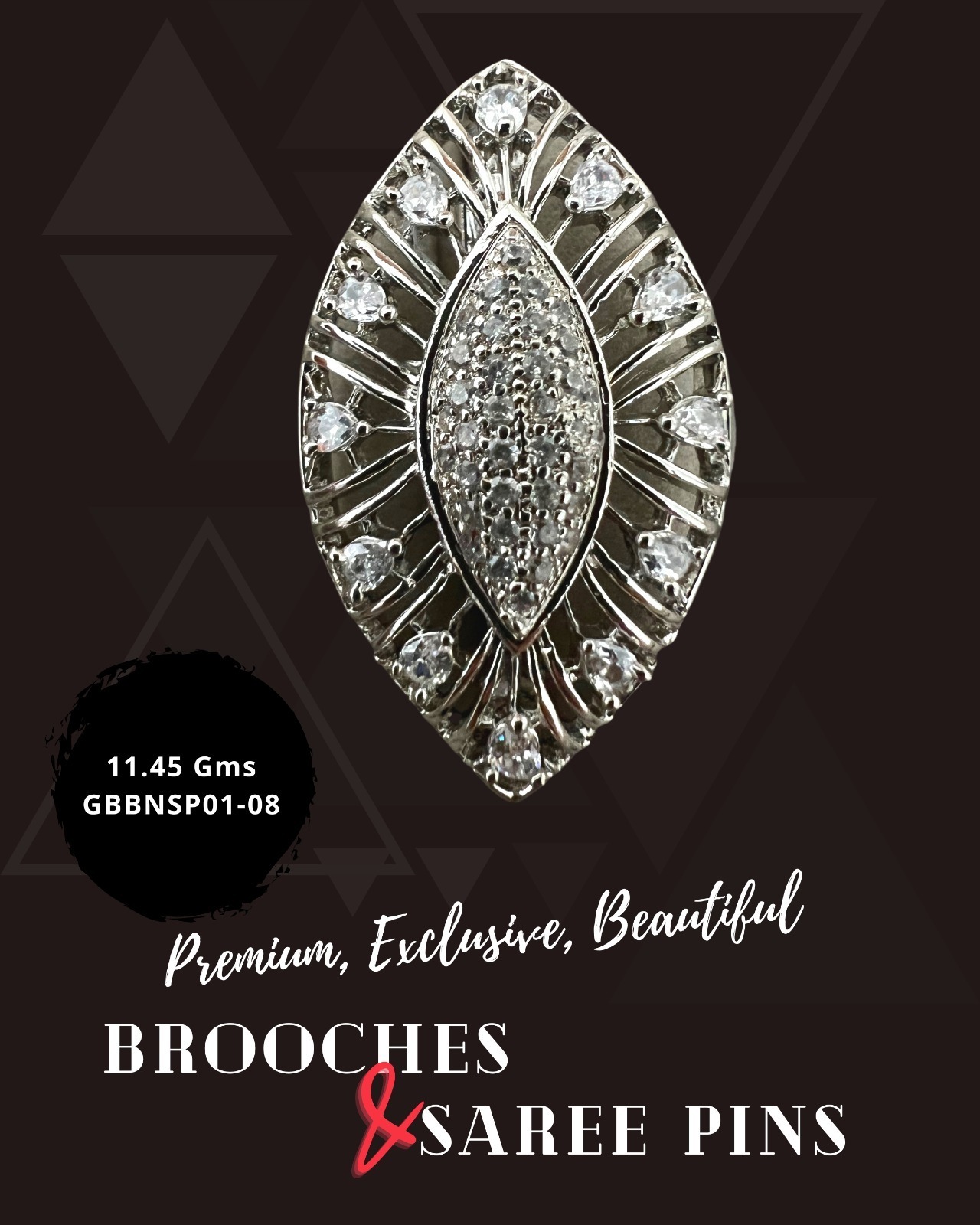 Silver diamonds leaf