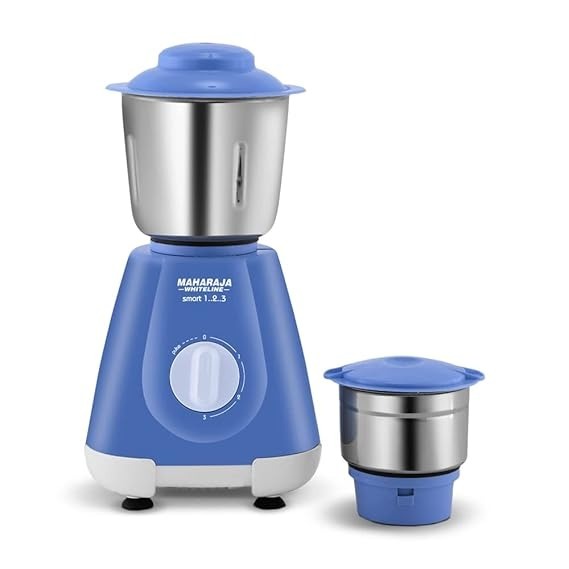 MAHARAJA WHITELINE SMART 123 MIXER GRINDER 500 WATT 2 JAR