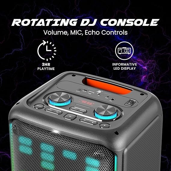 GIZMORE THUNDER 160W HIGH BASS PARTY SPEAKER