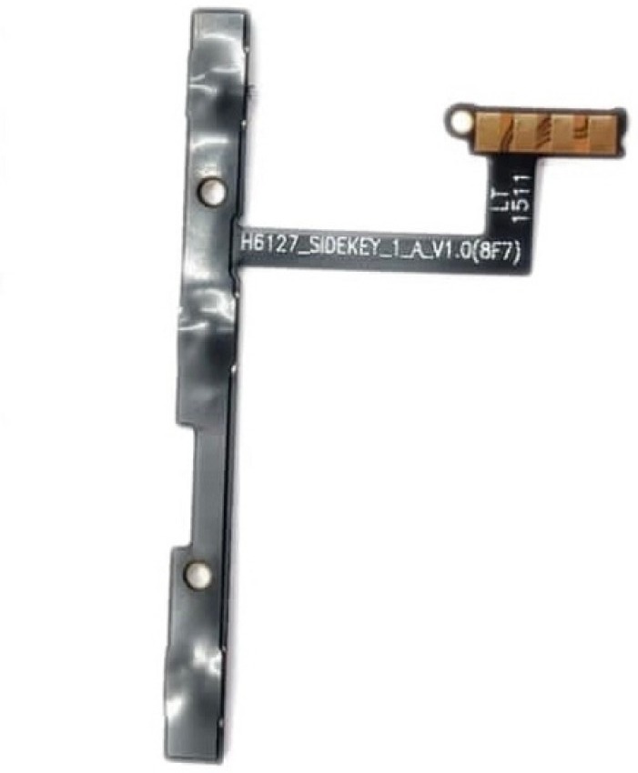 For Tecno Pop 7 BF6 Power On Off Volume Key Button Flex Cable