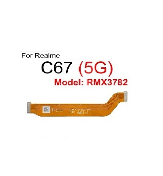 For Realme C67 5G RMX3782 LCD FPC Sub Main PCB Mainboard Flex Cable